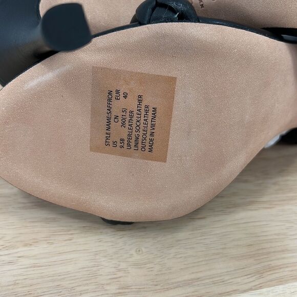 Kate Spade Saffron Sandals- Black- Size 9.5 B- NIB - Picture 7 of 8